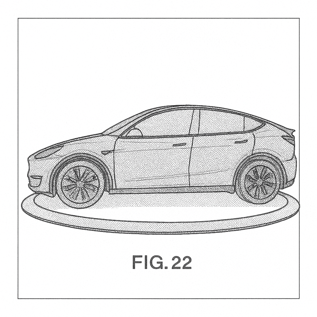 2020 Tesla Model Y Sketch